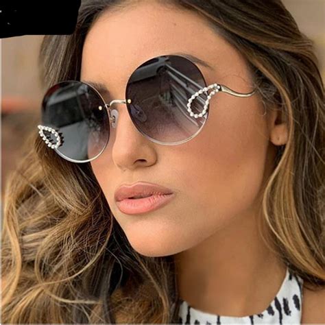 designer round sunglasses|trendy round sunglasses.